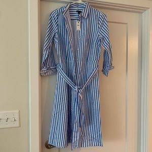 Talbots Button Down Midi Dress